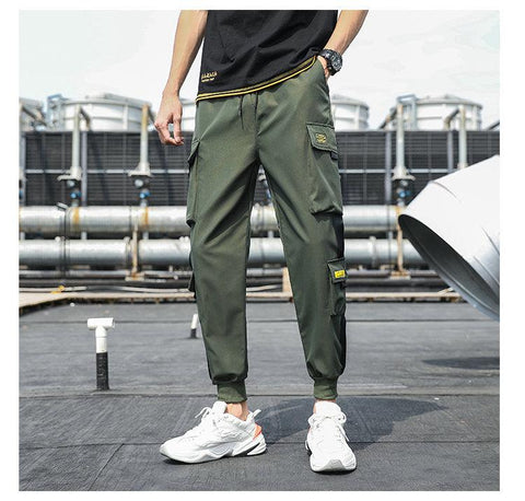 Men's Slim Fit Sports Long Trousers Casual Pencil Jogger Cargo Pants  Sweatpants | eBay