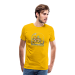 Be Gay Do Crime T-Shirt - sun yellow